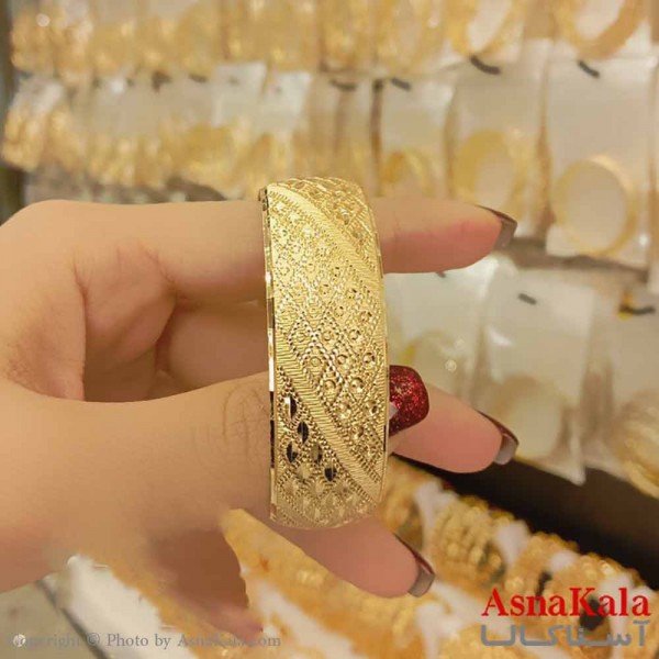 النگو طلاروس 20میل زنانه خارجی  برند NG طلایی طرح خاص با کارت گارانتی کد DSB18594w