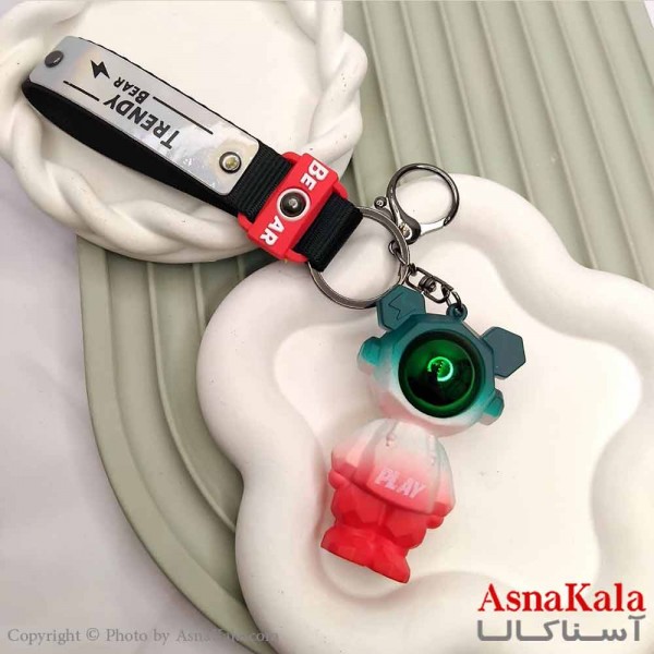 جاکلیدی فانتزی مدل فضانورد قرمز کد HAIR13972W