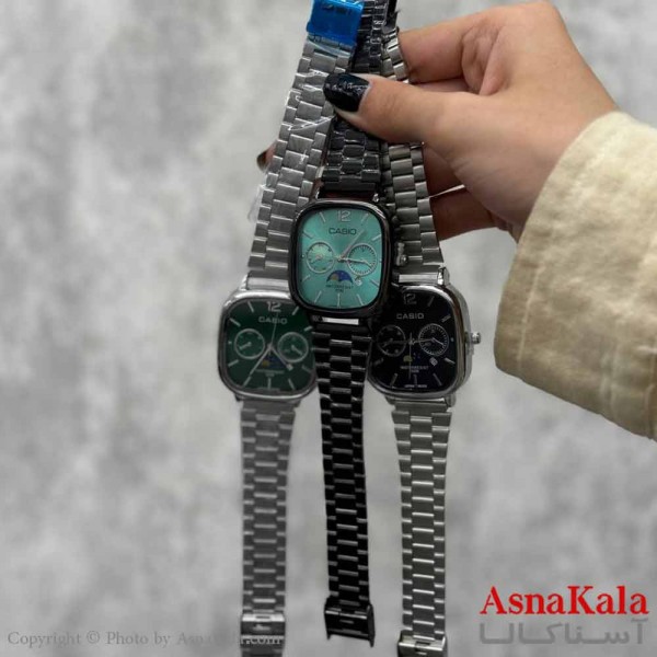 ساعت مچی عقربه ای مردانه و زنانه کاسیو بند استیل کد WTCH11236W