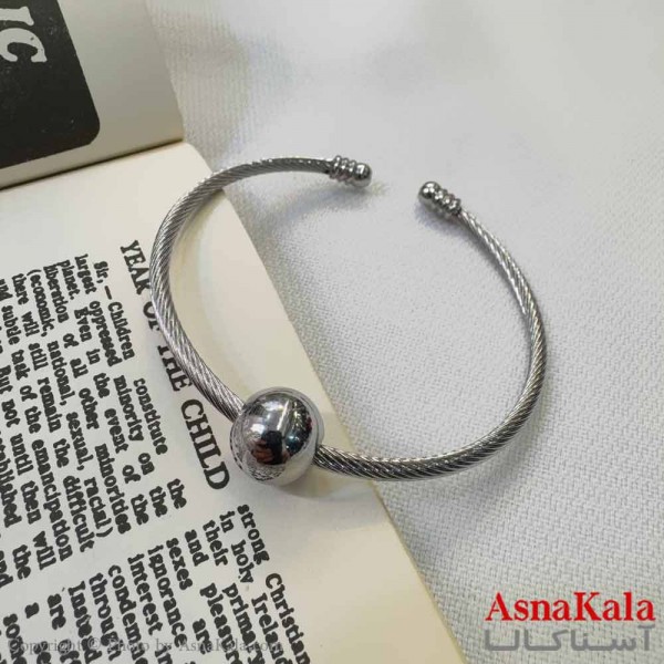 بنگل اسپرت استیل 316 مدل توپی  کد DSB18604W