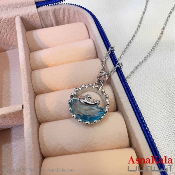 گردنبند مینیمال دخترانه استیل316 مدل  وال کد GNB16939W