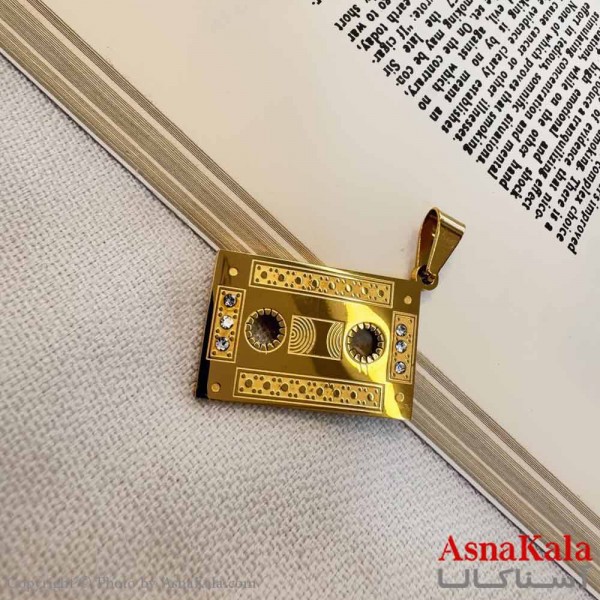 آویز دخترانه استیل316 مدل نوار کاسکت کد GNB16960W