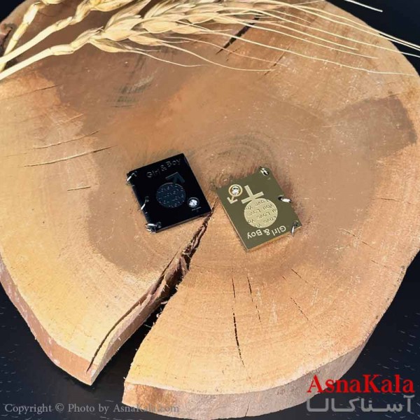 گردنبند ست دونفره  دوتیکه مدل دختر و پسر کد GNB16970W