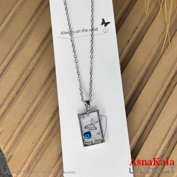 گردنبند دخترانه استیل316 مدل  سیاره کد GNB161017W