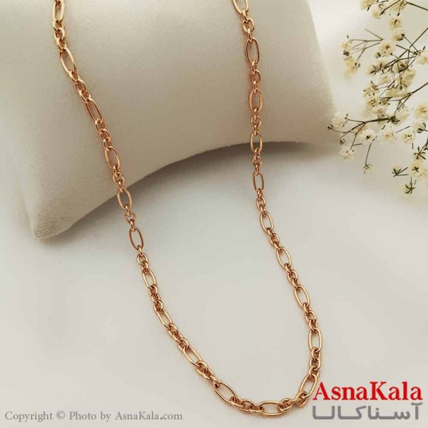 گردنبند ژوپینگ مینیمال دخترانه مدل زنجیری کد GNB161034W