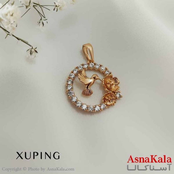 آویز دخترانه ژوپینگ مدل پرنده طلایی کد GNB161074W