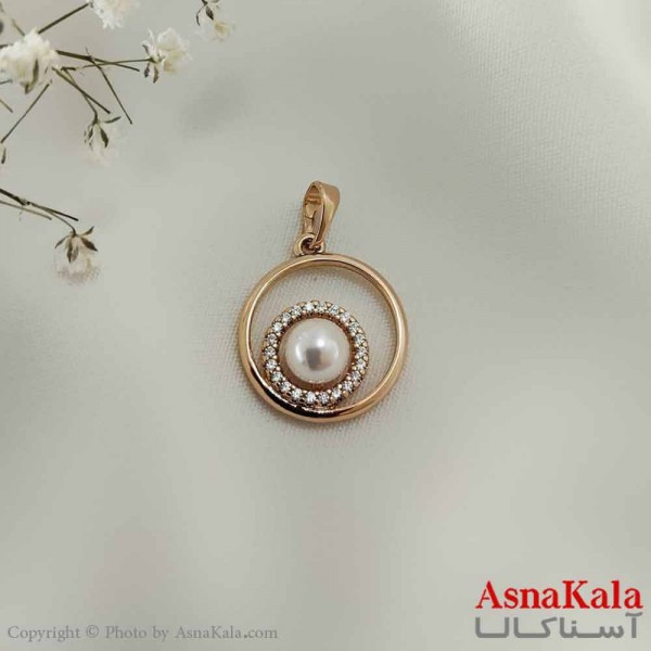 آویز دخترانه ژوپینگ مدل حلقه مرواریدی کد GNB161070W