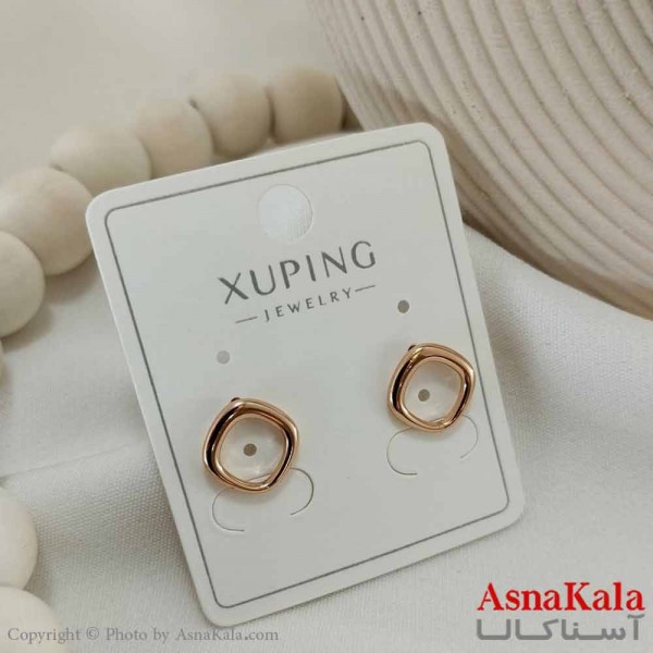 گوشواره میخی زنانه مدل گرد ژوپینگ کد GSH15770W