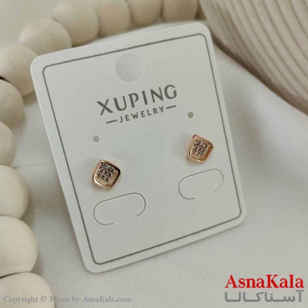 گوشواره میخی زنانه مدل مینیمال  ژوپینگ کد GSH15781W