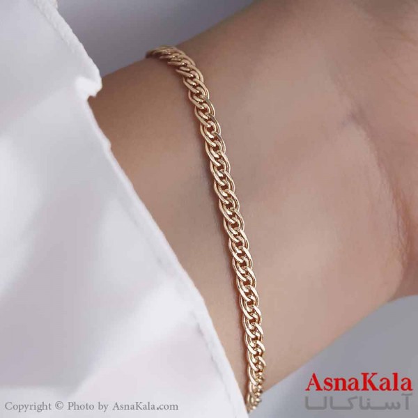 دستبند زنانه ترند برند ژوپینگ Xuping مدل  بافت کد DSB18711W