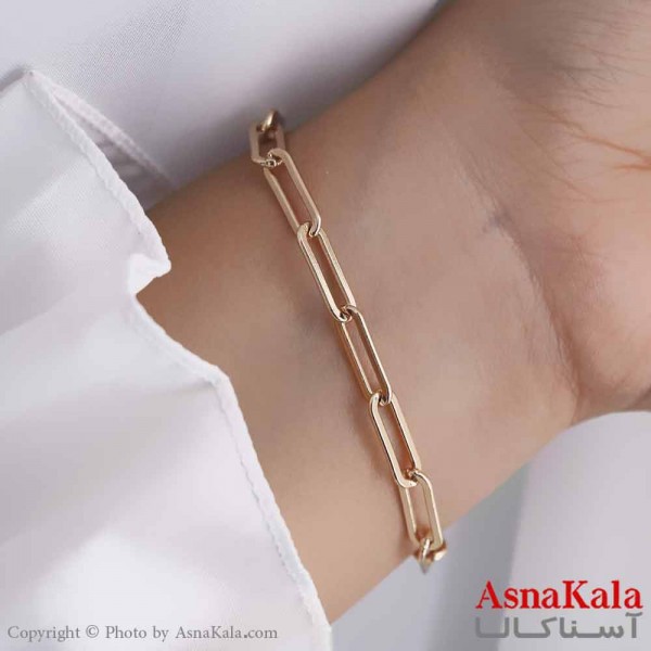 دستبند زنانه ترند برند ژوپینگ Xuping مدل آجری  کد DSB18714W