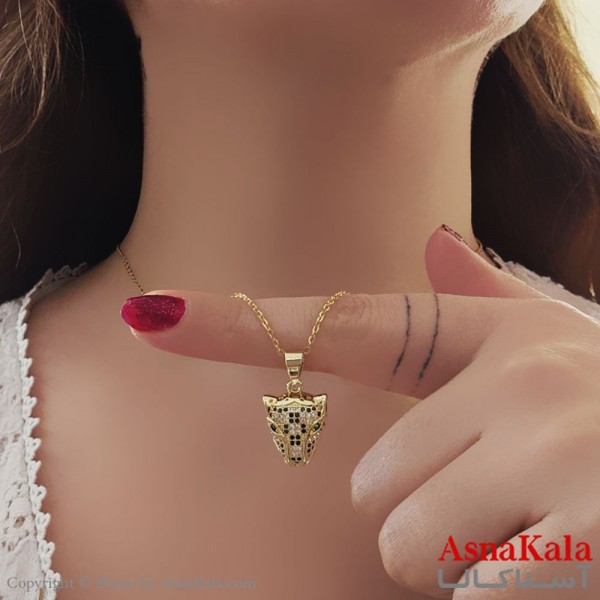 گردنبند استیل دخترانه مدل ببر کد GNB161122W