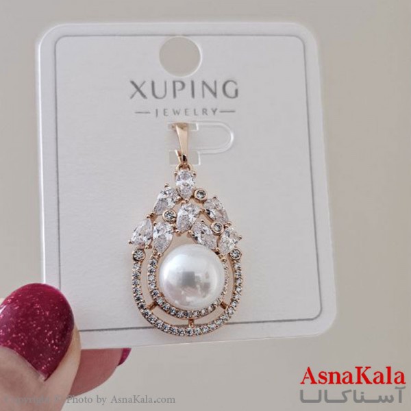 گردنبند ژوپینگ دخترانه مدل مرواریدی کد GNB161143W