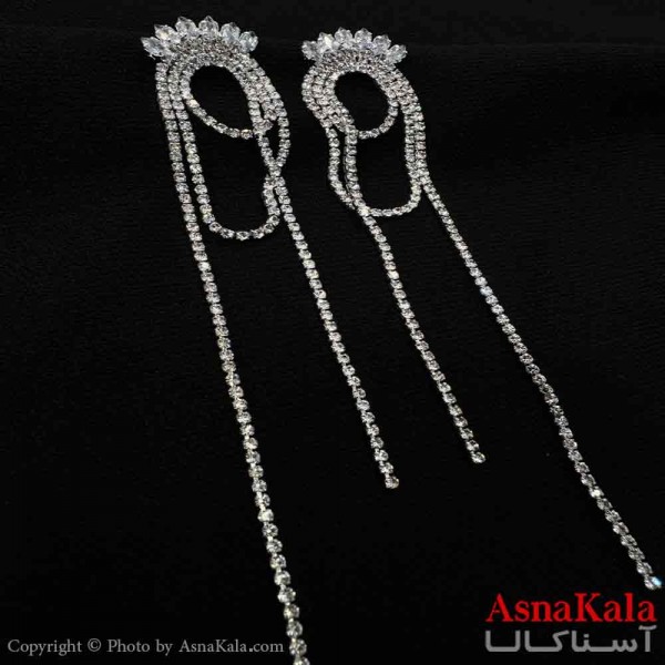 گوشواره شیک زنانه مدل جواهری کد GSH151042W