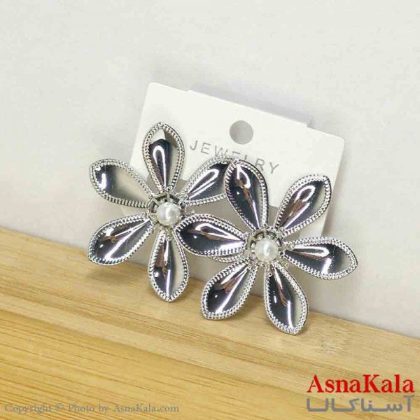 گوشواره استیل مینیمال زنانه مدل گل کد GSH151094W