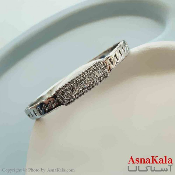 بنگل مینیمال دخترانه ژوپینگ مدل نگینی کد DSB18815W