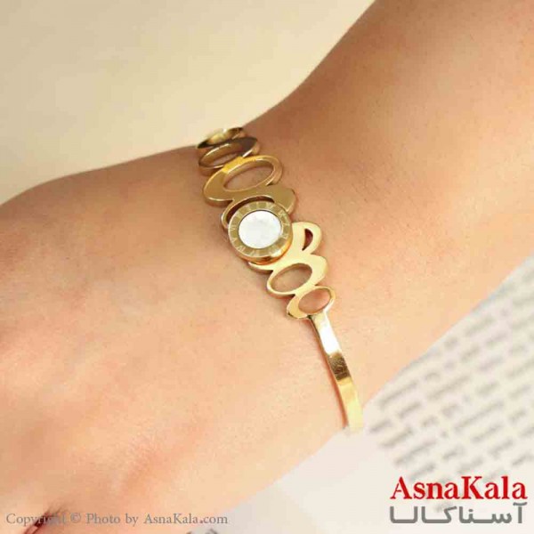 بنگل مینیمال دخترانه استیل 316 مدل بولگاری  کد DSB18895W