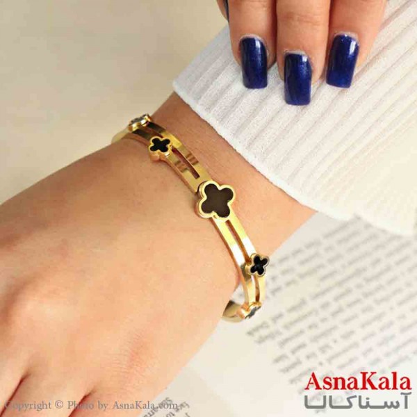 بنگل مینیمال دخترانه استیل 316 مدل ونکلیف کد DSB18897W