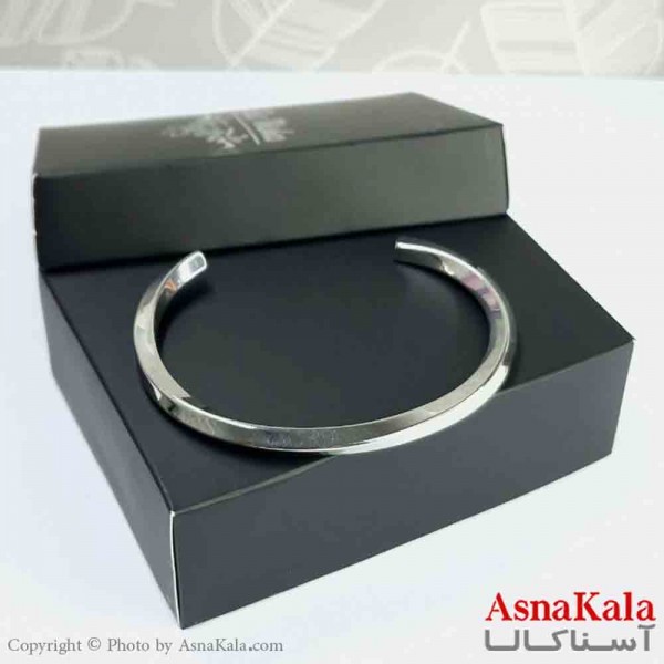 بنگل اسپرت استیل 316 مدل پیچی نقره ای کد DSB18925W