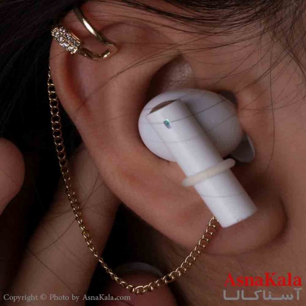 گوشواره ایرکاف ایرپاد طلایی دخترانه استیل 316 کد GSH151216W