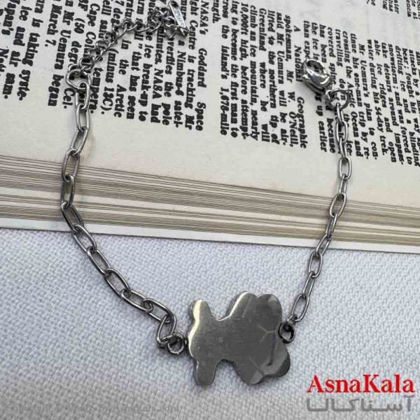 دستبند دخترانه پینترستی استیل مدل فانتزی  کد DSB18957W
