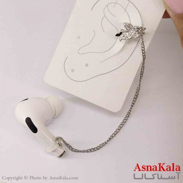 گوشواره ایرکاف ایرپاد طرح پروانه دخترانه استیل کد GSH151234W
