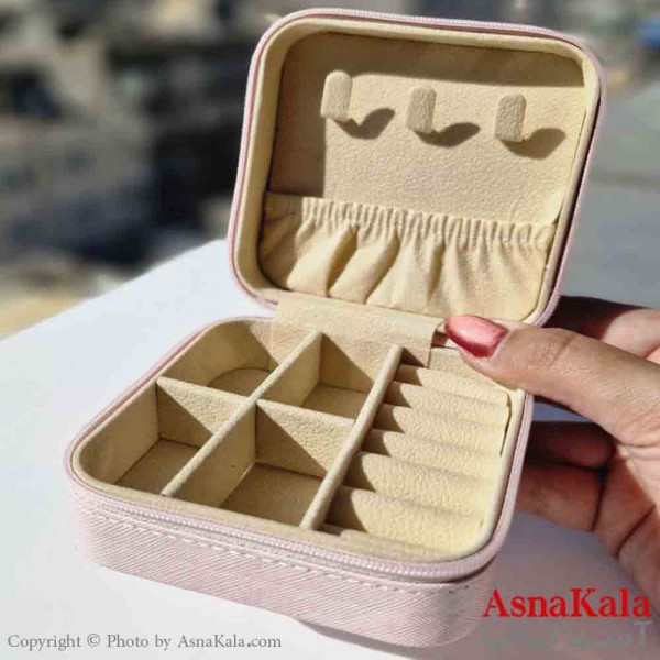 جعبه جواهرات پینترستی رنگ کرمی  کد HAIR131013W