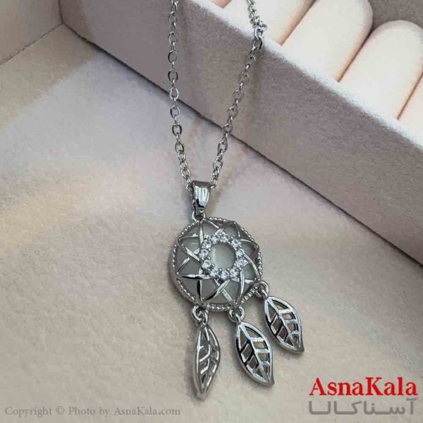 گردنبند دخترانه پینترستی استیل مدل دریم کد GNB161504W
