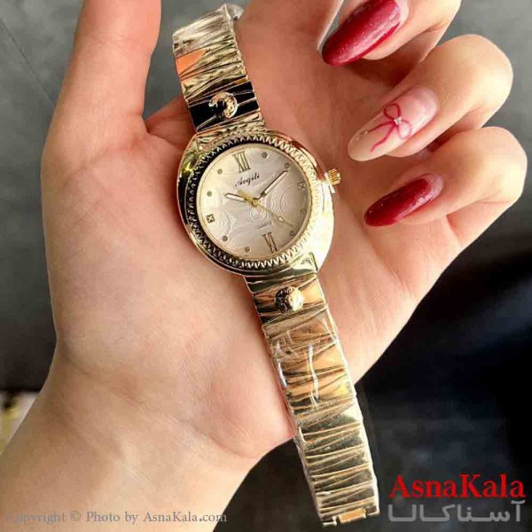 ساعت مچی زنانه الی قاب دور تراش با موتور کوارتز کد WTCH11292W