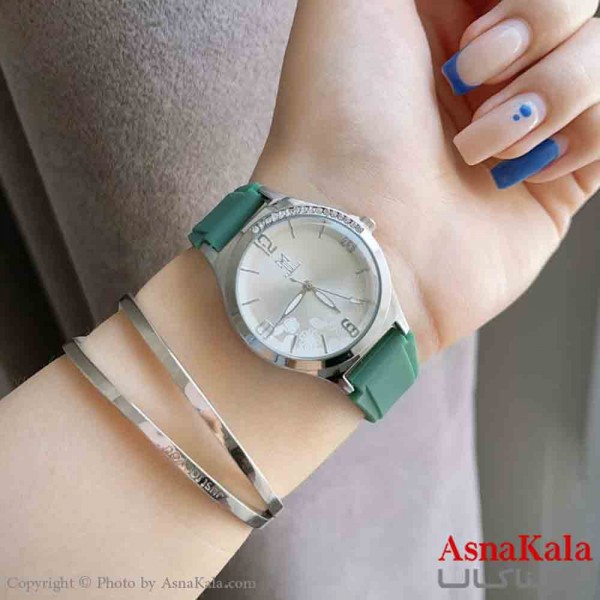 ساعت زنانه ایکس میل شیشه الماسی قفل کمربندی موتور کوارتز کد WTCH11306W