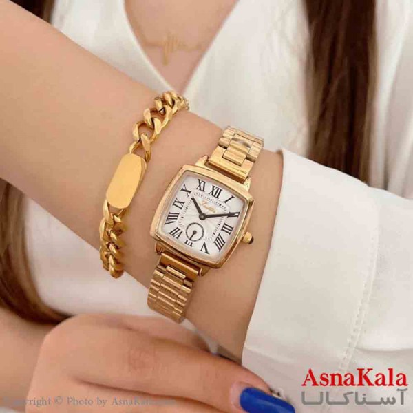 ساعت زنانه اسکاتی گریدتری  ای پلاس شیشه سافایر ضدحساسیت بند استیل الماسی  کد WTCH11310W