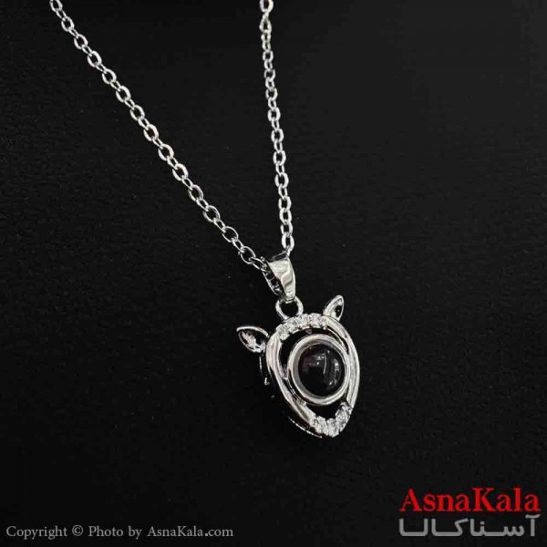 گردنبند تلسکوپی دوستت دارم به صد زبان دنیا  کد GNB161574W