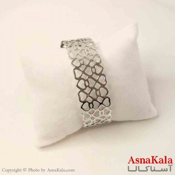 بنگل مینیمال دخترانه استیل مدل قلبی کد DSB181086W