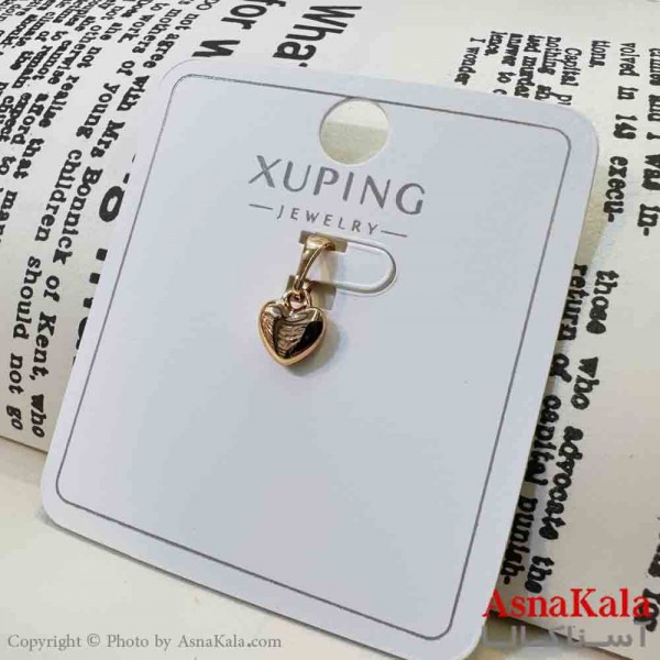 آویز ژوپینگ مینیمال دخترانه مدل قلب کد GNB161625W