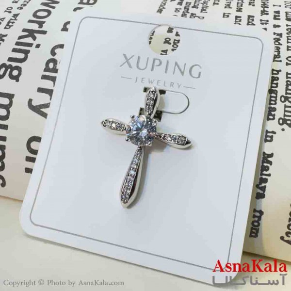 آویز ژوپینگ مینیمال دخترانه مدل نگینی کد GNB161647W