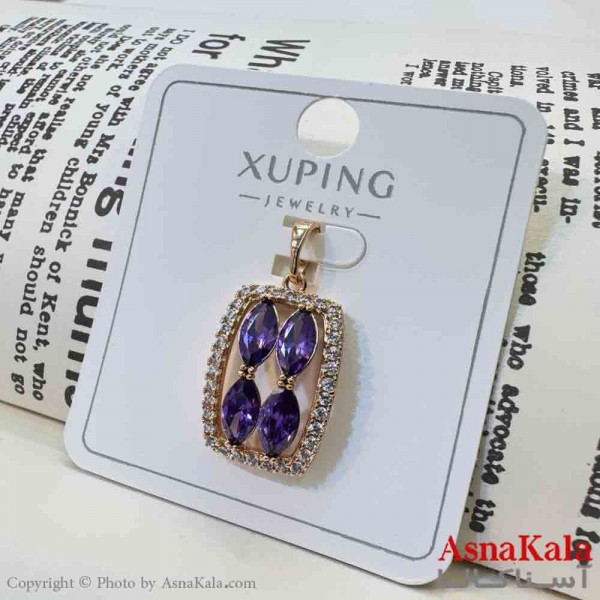 آویز ژوپینگ مینیمال دخترانه مدل نگینی کد GNB161654W