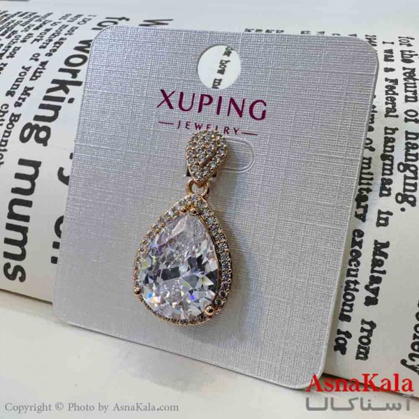 آویز ژوپینگ مینیمال دخترانه مدل نگینی کد GNB161677W