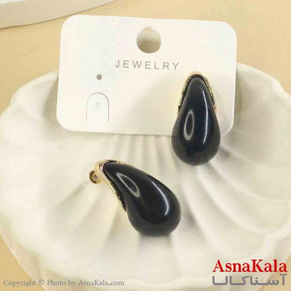 گوشواره استیل مینیمال دخترانه مدل اشک کد GSH151554W