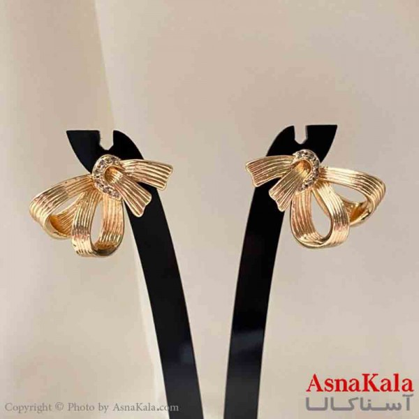 گوشواره  استیل مینیمال زنانه مدل پاپییون  مدرن کد GSH151573W