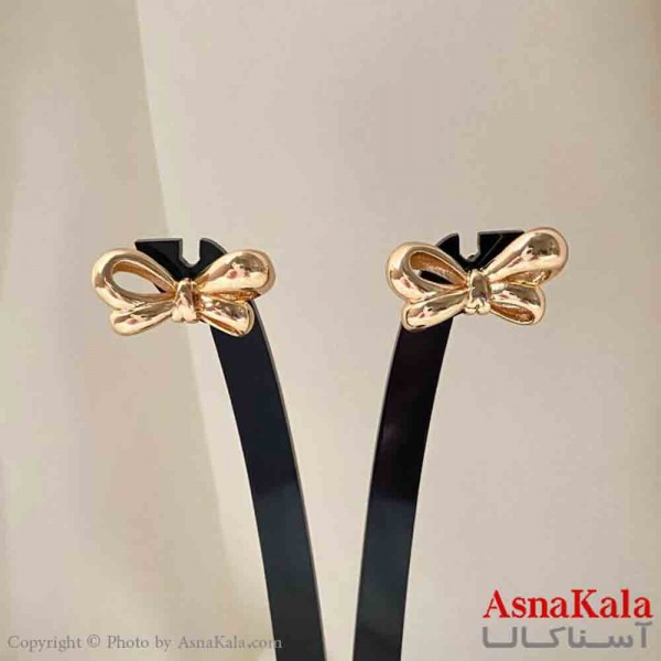 گوشواره  استیل مینیمال زنانه مدل پاپیون  کد GSH151576W