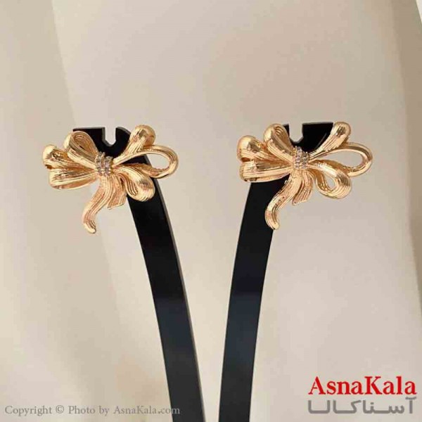 گوشواره  استیل مینیمال زنانه مدل پاپیون  پینترستی کد GSH151579W