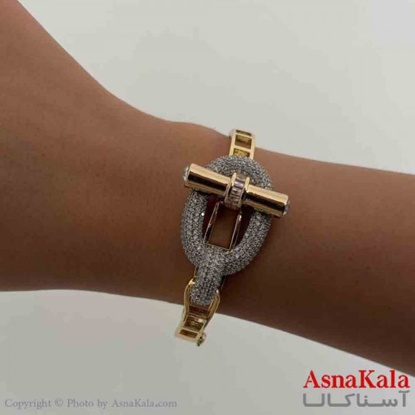 بنگل دخترانه پینترستی استیل مدل هرمس  کد DSB181168W