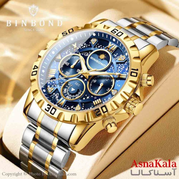 ساعت مردانه بین باند2025 مقاوم دربرابر آب کرنوگراف کد WTCH11325W