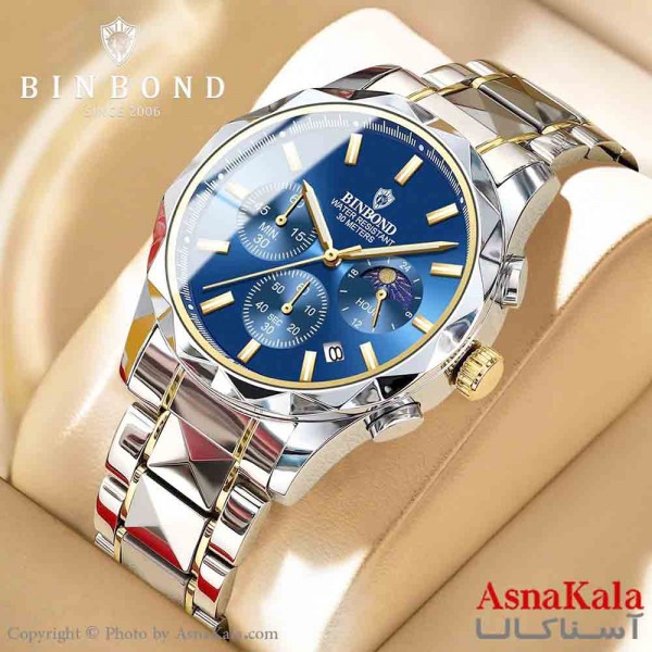 ساعت مردانه بین باند2025 مقاوم دربرابر آب، موتور کوارتز کد WTCH11329W