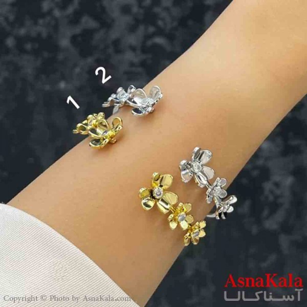 بنگل دخترانه پینترستی استیل  طرح ونکلیف ریز کد DSB181282W