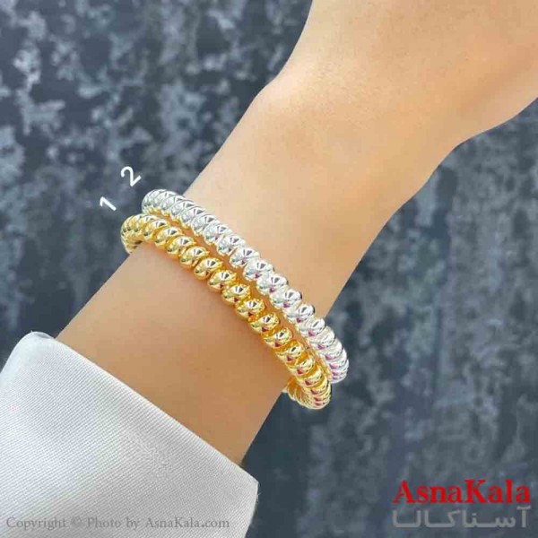 بنگل دخترانه پینترستی استیل  طرح  سیم تلفنی مدرن  کد DSB181297W