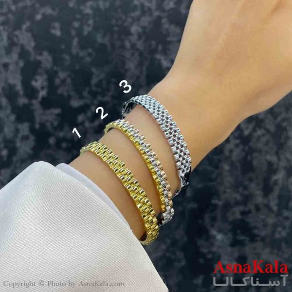 بنگل دخترانه پینترستی استیل  طرح مینمال رولکسی کد DSB181338W