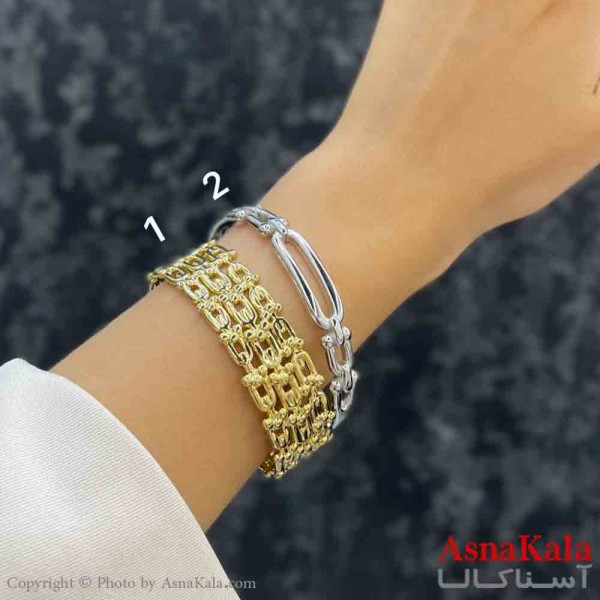 بنگل دخترانه پینترستی استیل  طرح مینمال تیفانی کد DSB181340W