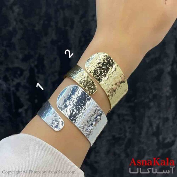 بنگل دخترانه پینترستی استیل طرح آینه ای پهن مات کد DSB181363W