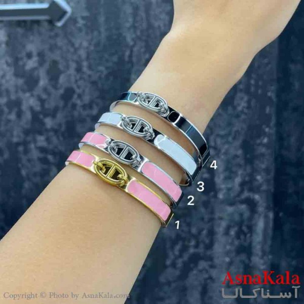 بنگل دخترانه پینترستی استیل  طرح هرمس کد DSB181365W